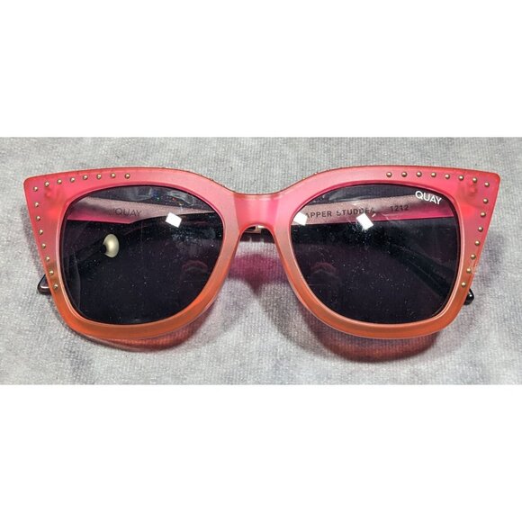 Quay Australia Harper Studded Sunset Cateye Sunglasses - Picture 2 of 7